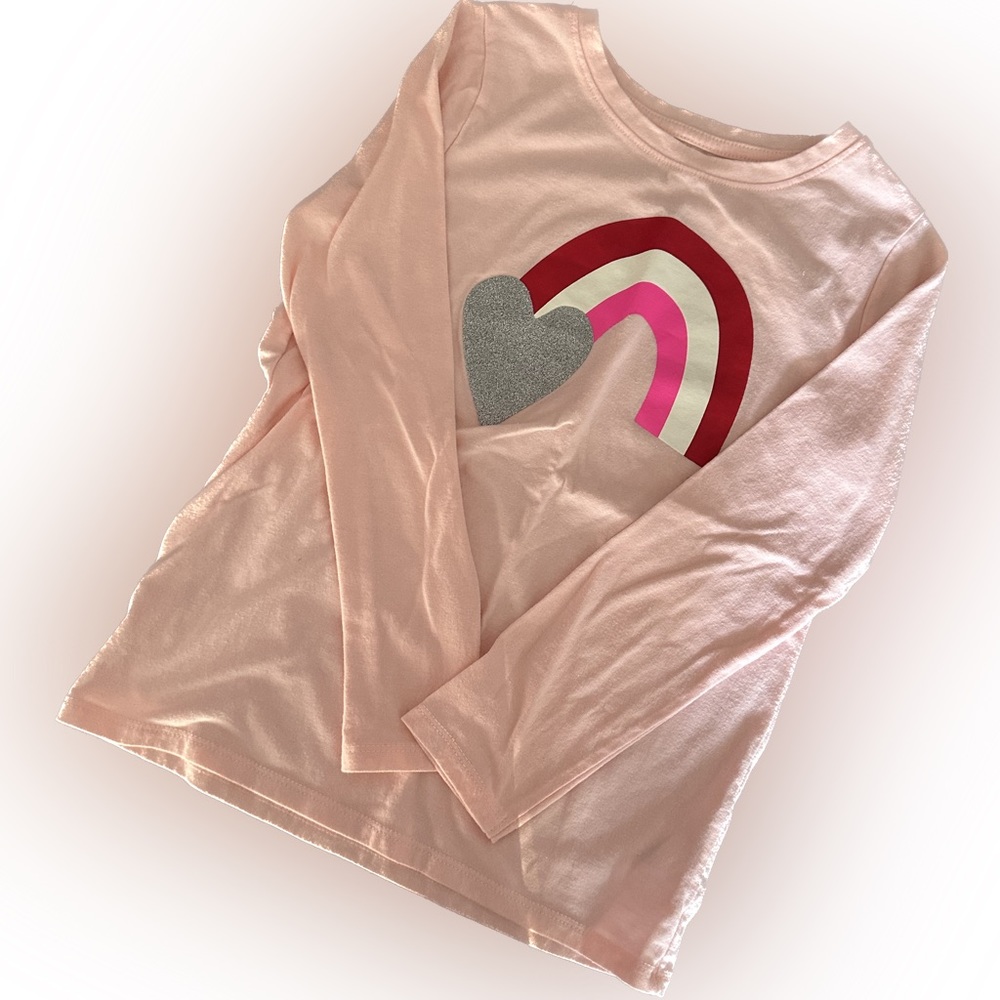 Girls peach shirt